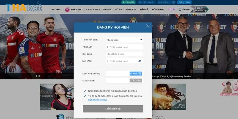 Các bước cá cược tại nhà cái dễ dàng với tân thủ.